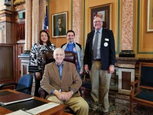 Iowa State Capitol Natural Resources and Outdoor Recreation Trust Fund Advocacy	(February 2018) Forrest Kramer image